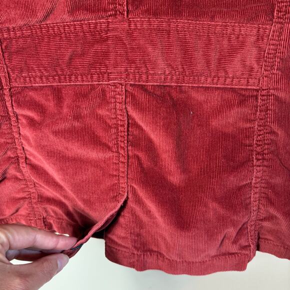 L.L. Bean Corduroy Blazer Jacket SZ XL Rust Fall Equestrian Academia VTG Stretch - Picture 9 of 13